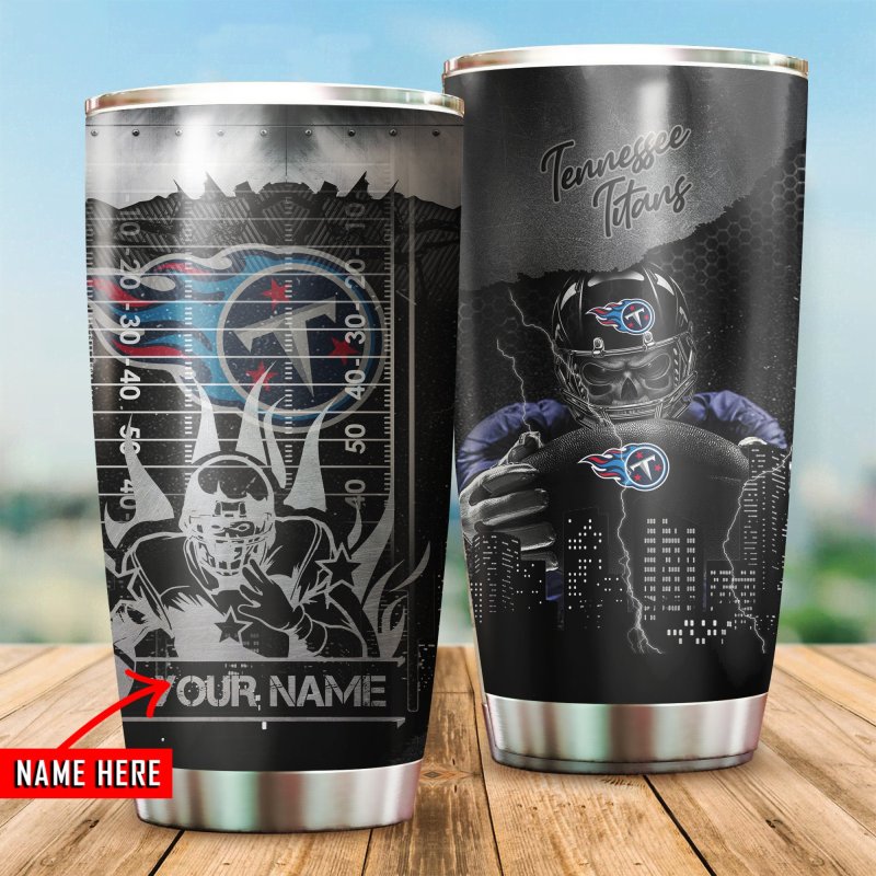 Tennessee Titans Personalized Tumbler Image 1