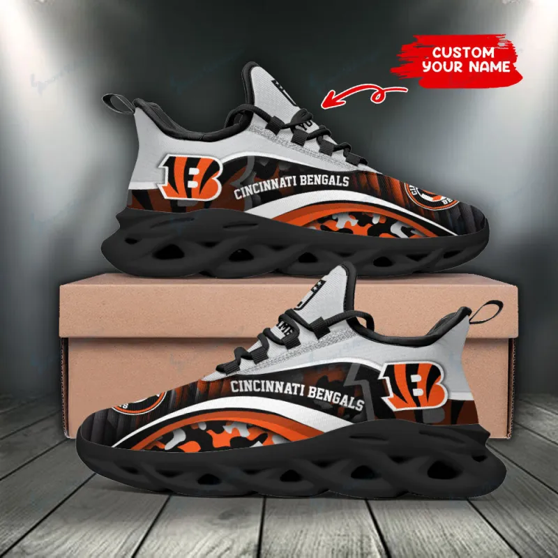 Comfortable Bengals Personalized Sneakers