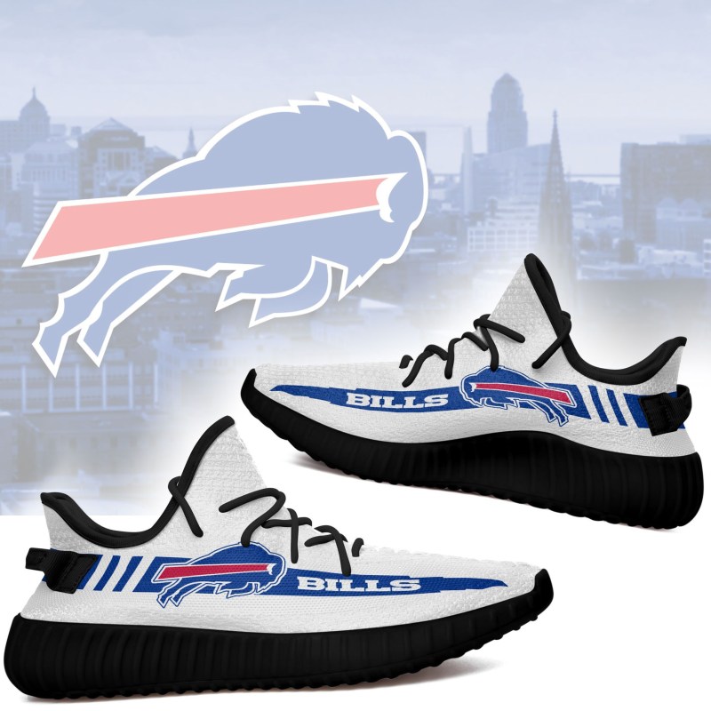 Buffalo Bills Yeezy Shoes Display Image