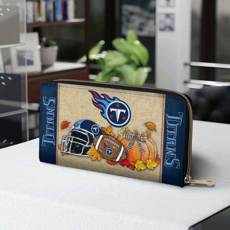 Stylish Baltimore Ravens Zip Around Wallet