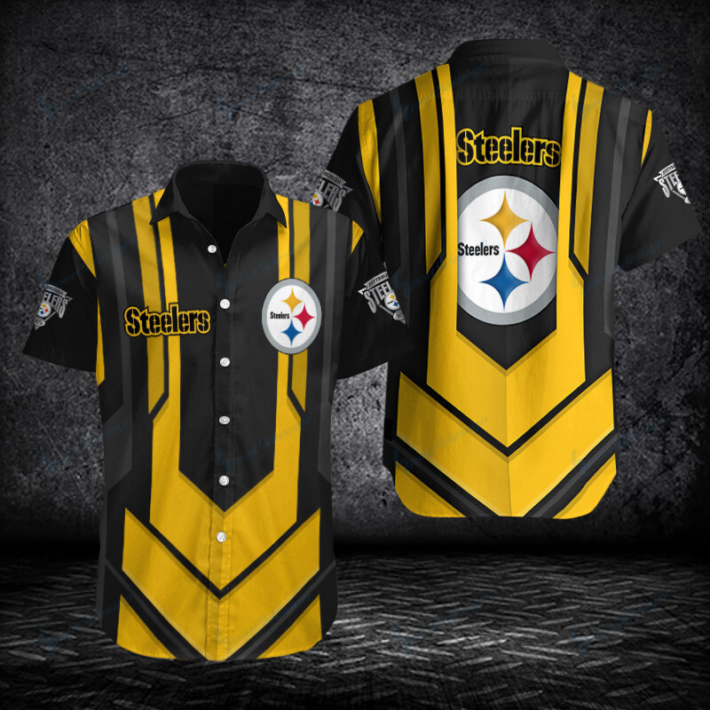 Sizing Chart for Pittsburgh Steelers Button Shirt BB083