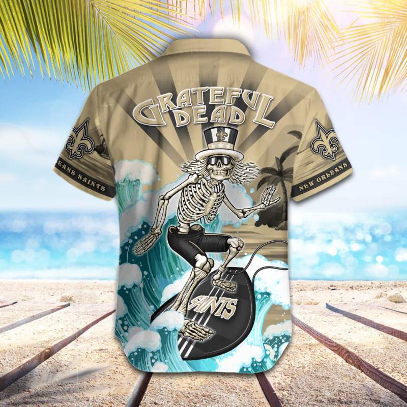 Stylish New Orleans Saints Button Shirt