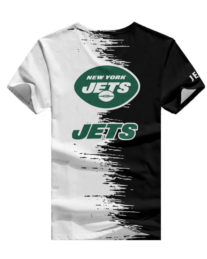 New York Jets Summer V-neck Women T-shirt