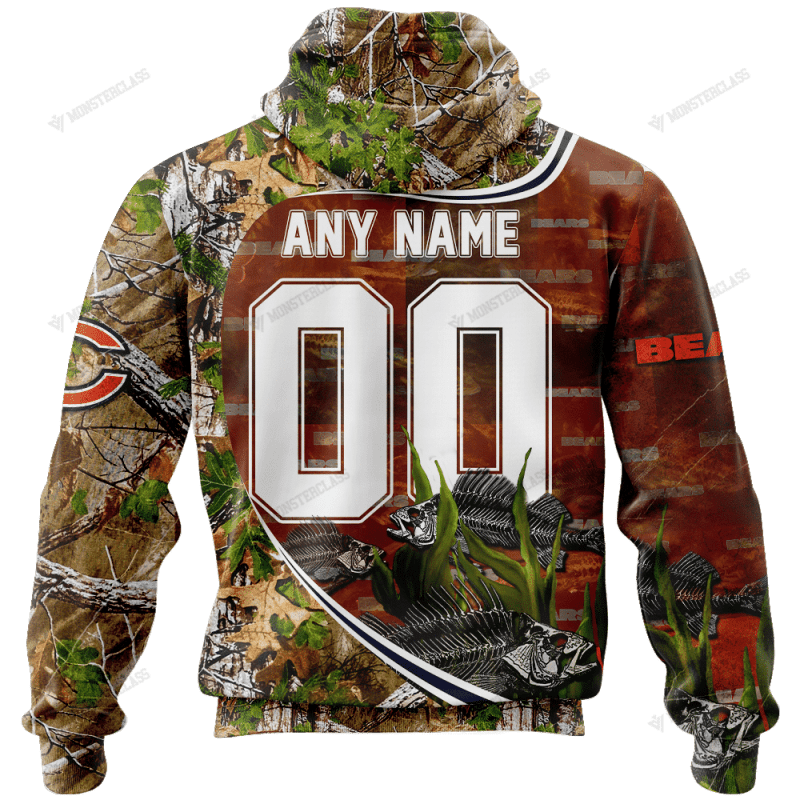 All Over Print Chicago Bears Hoodie