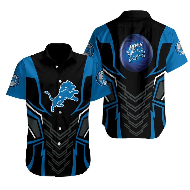 Detroit Lions Button Shirt Sizing Chart