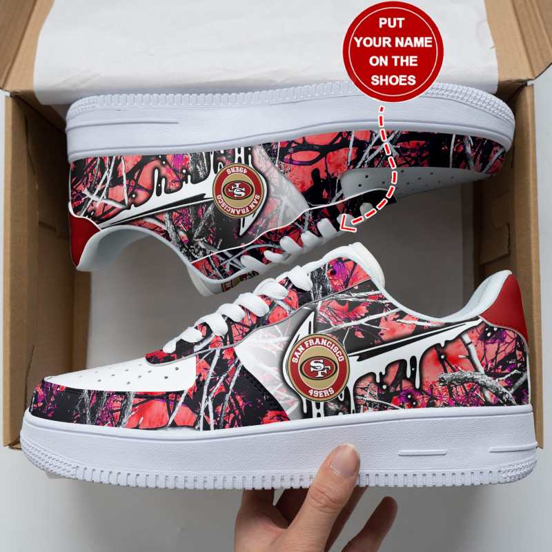 San Francisco 49ers Personalized AF1 Shoes