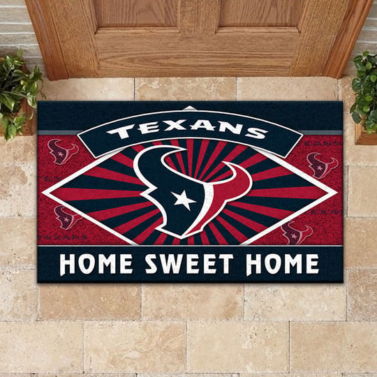 Houston Texans Doormat close-up