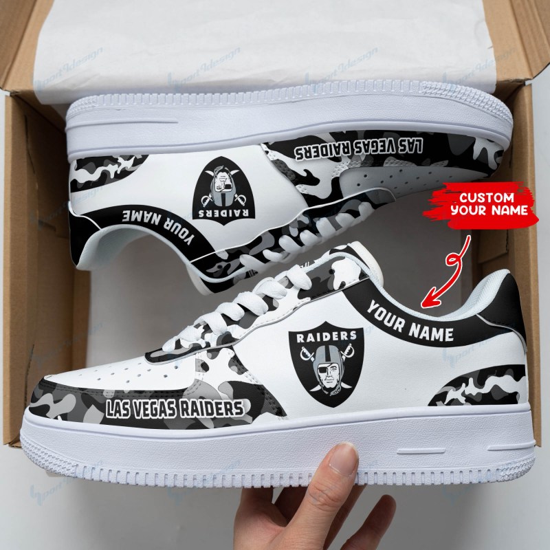 Las Vegas Raiders Personalized Sneakers