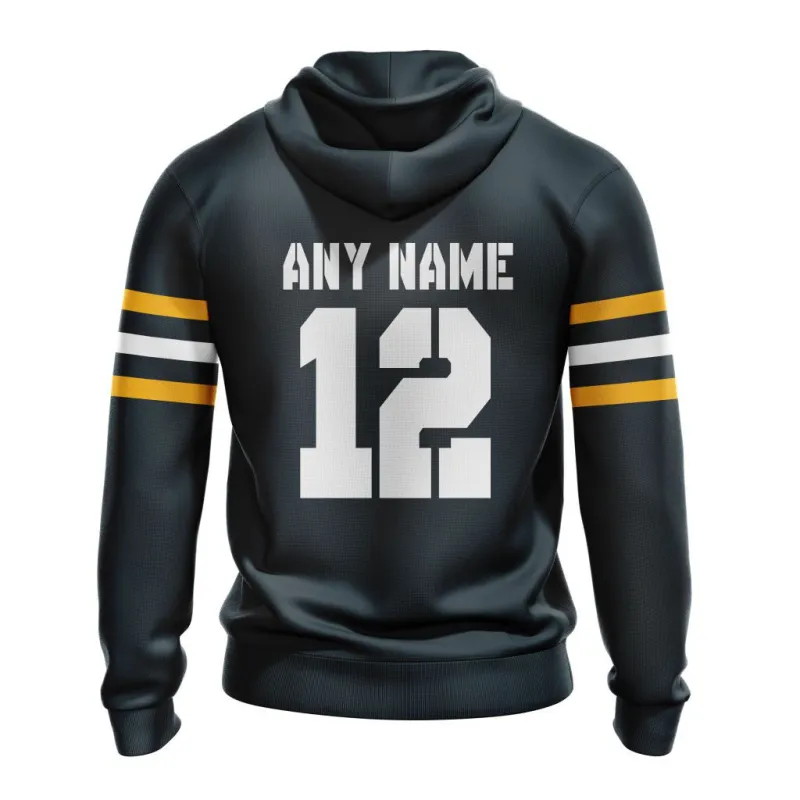 Green Bay Packers Personalized Hoodie Back View
