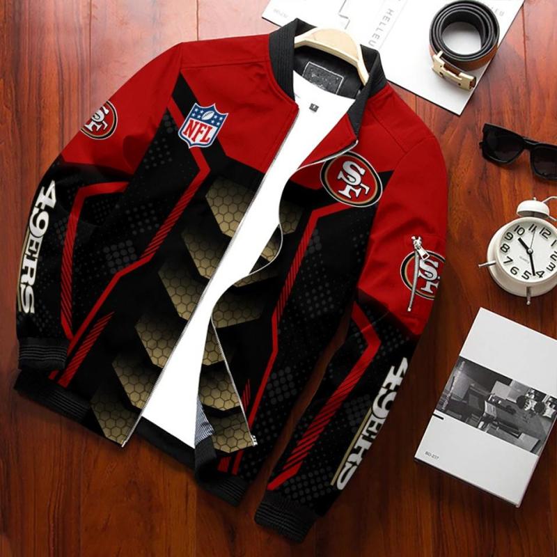 San Francisco 49ers Bomber Jacket Detail