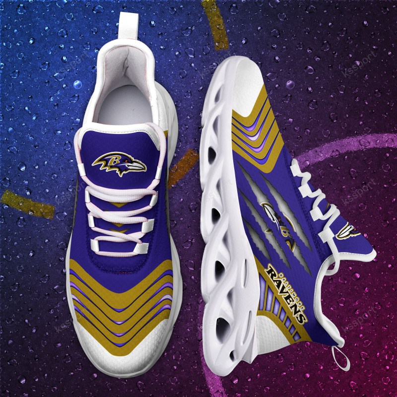 Baltimore Ravens Yezy Running Sneakers Image 2