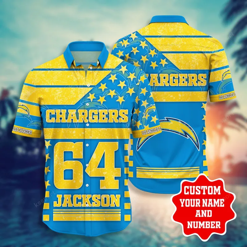 Los Angeles Chargers Shirt and Shorts