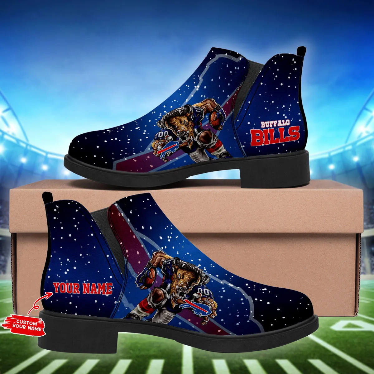 Buffalo Bills Short Boots