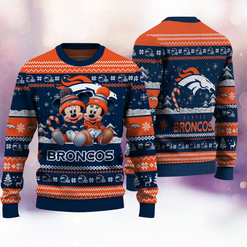 Denver Broncos Ugly Christmas Sweater