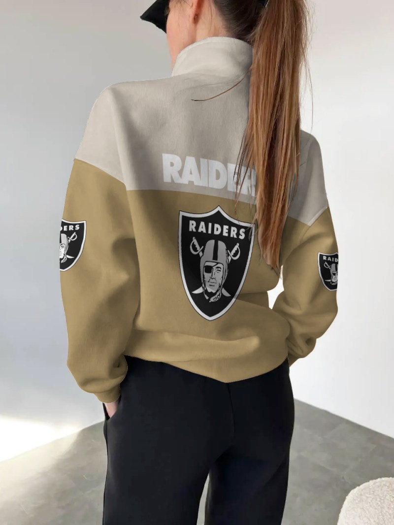 Colorful Stand Collar Sweatshirt