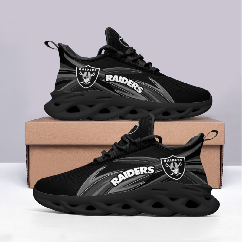 Las Vegas Raiders Yezy Running Sneakers 354 Top View