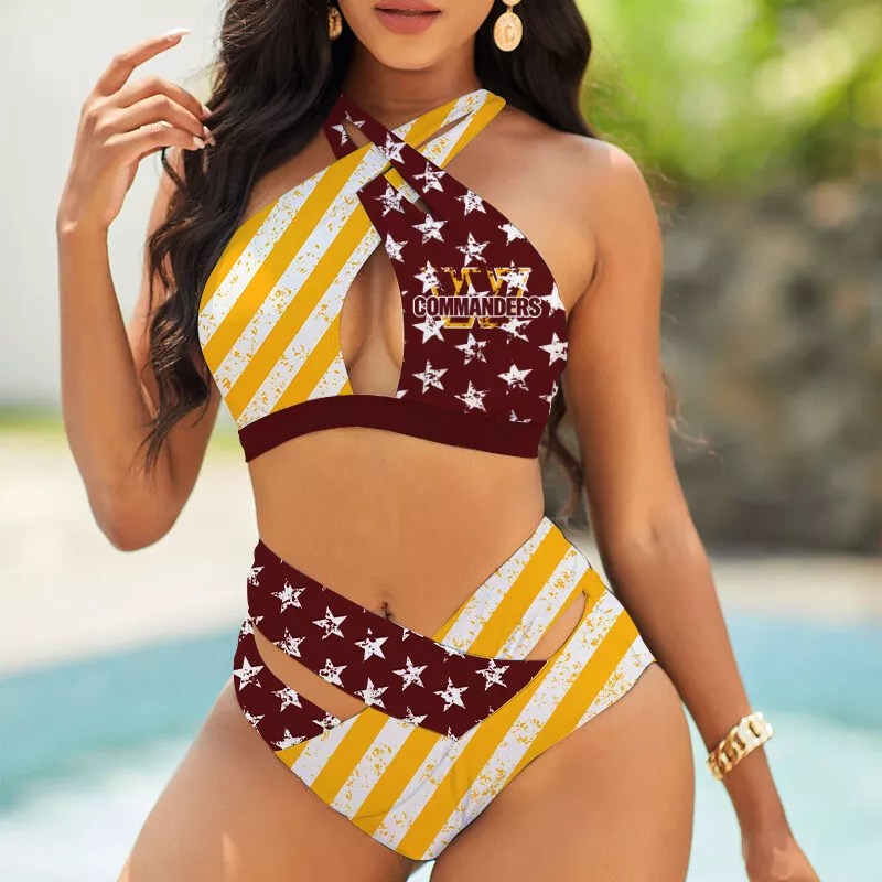 Washington Commanders Women's Bikini Swimsuit