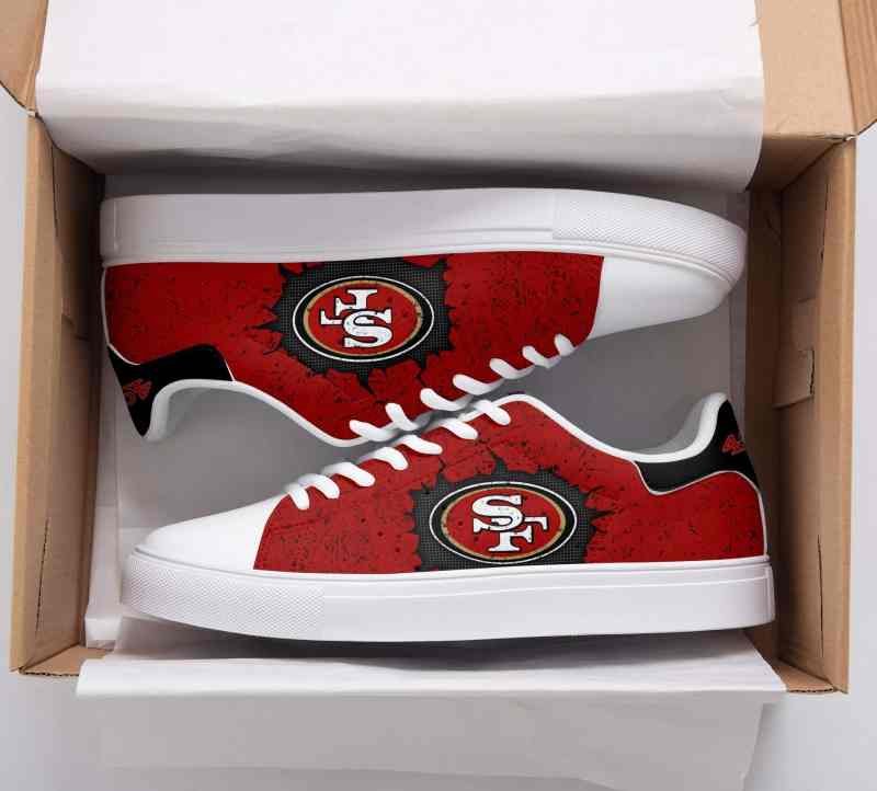 San Francisco 49ers SS Custom Sneakers Side View