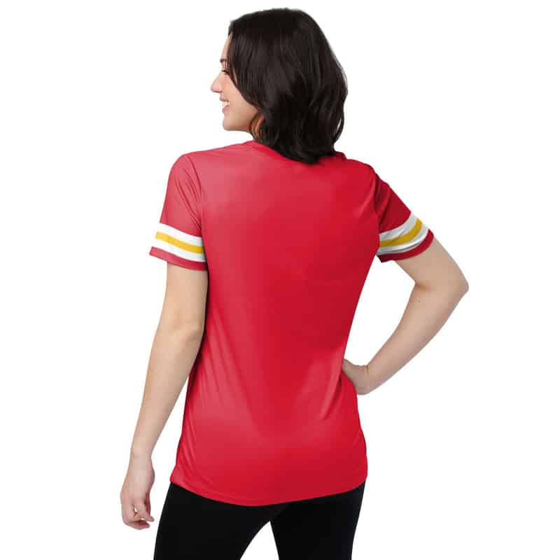 Kansas City Chiefs Personalized V-neck Women T-shirt