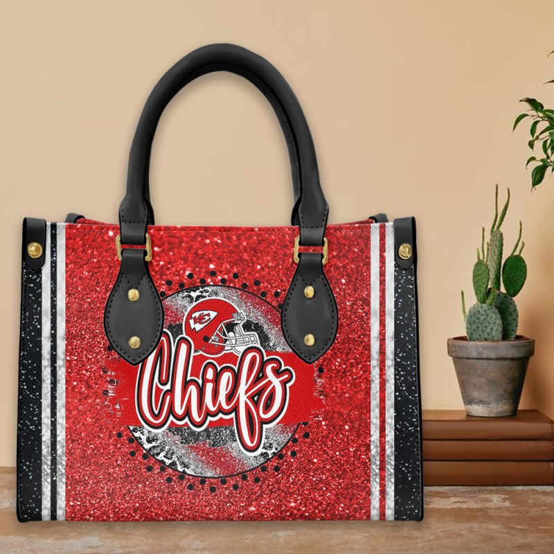 Kansas City Chiefs Leather Hand Bag - Image 2