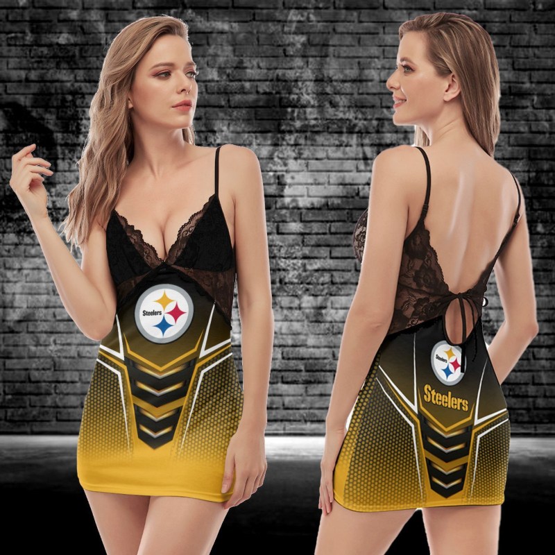Pittsburgh Steelers Slip Dress Front View
