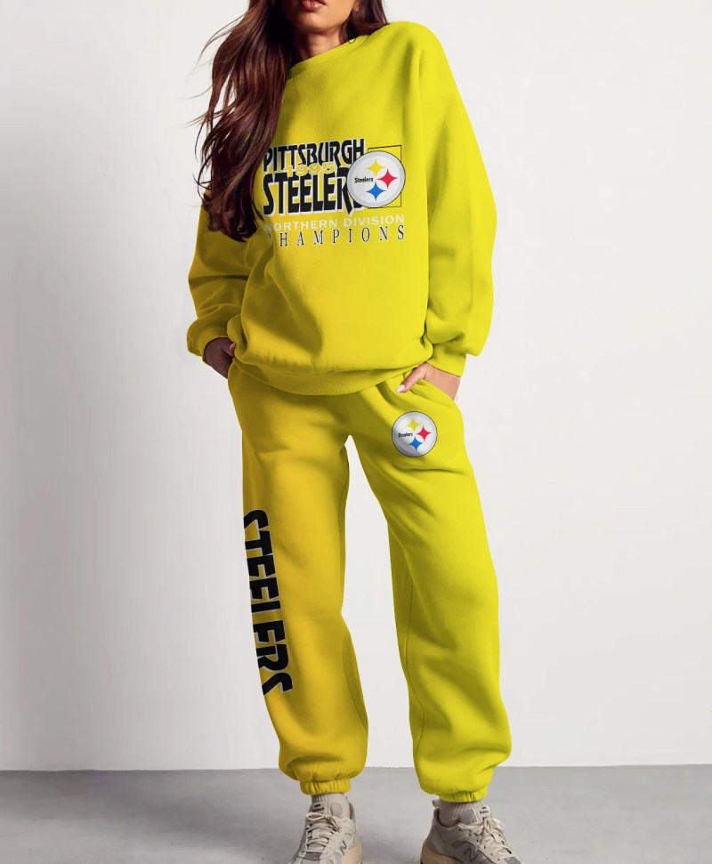 Pittsburgh Steelers Combo 3D Sweatsuit and Sweatpants