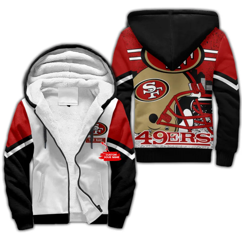 San Francisco 49ers Personalized Fleece Hoodie