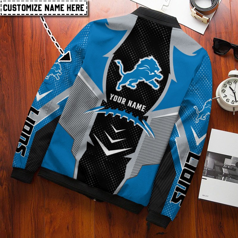 Stylish Detroit Lions Bomber Jacket