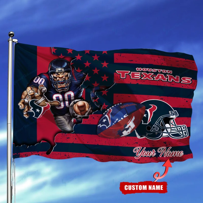 Houston Texans Personalized Flag