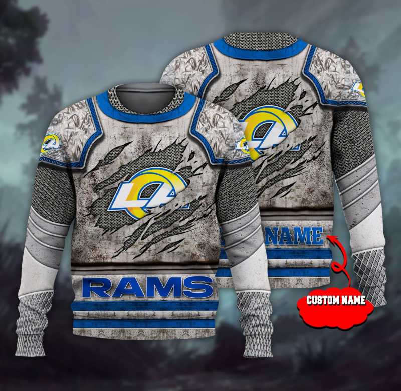Los Angeles Rams Personalized Sweater 3