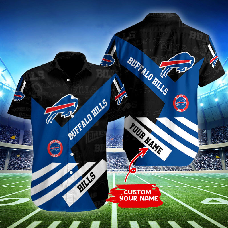 Buffalo Bills Personalized Button Shirt Sizing Chart