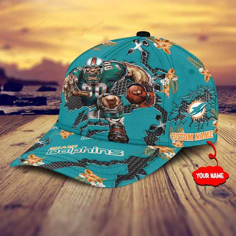 Miami Dolphins Custom Cap