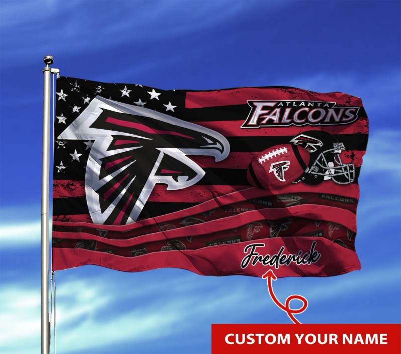 Atlanta Falcons Personalized Flag