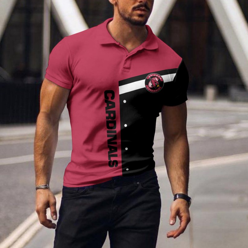 Arizona Cardinals Polo T-shirt Image 2