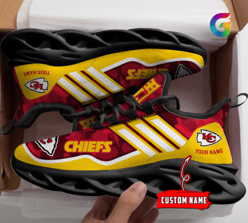 Kansas City Chiefs Sneakers Side View