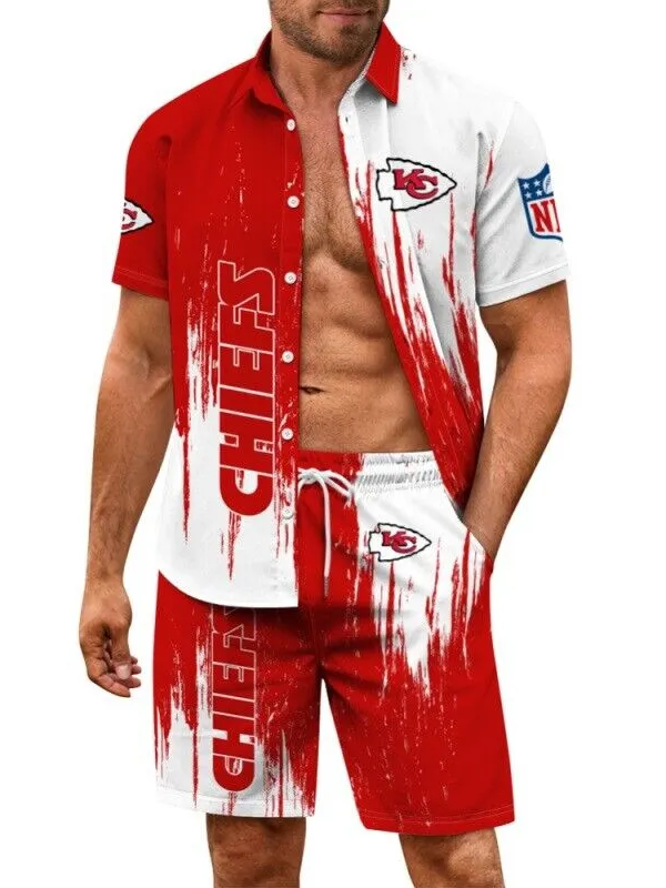 Kansas City Chiefs Combo Hawaiian Shirt and Shorts