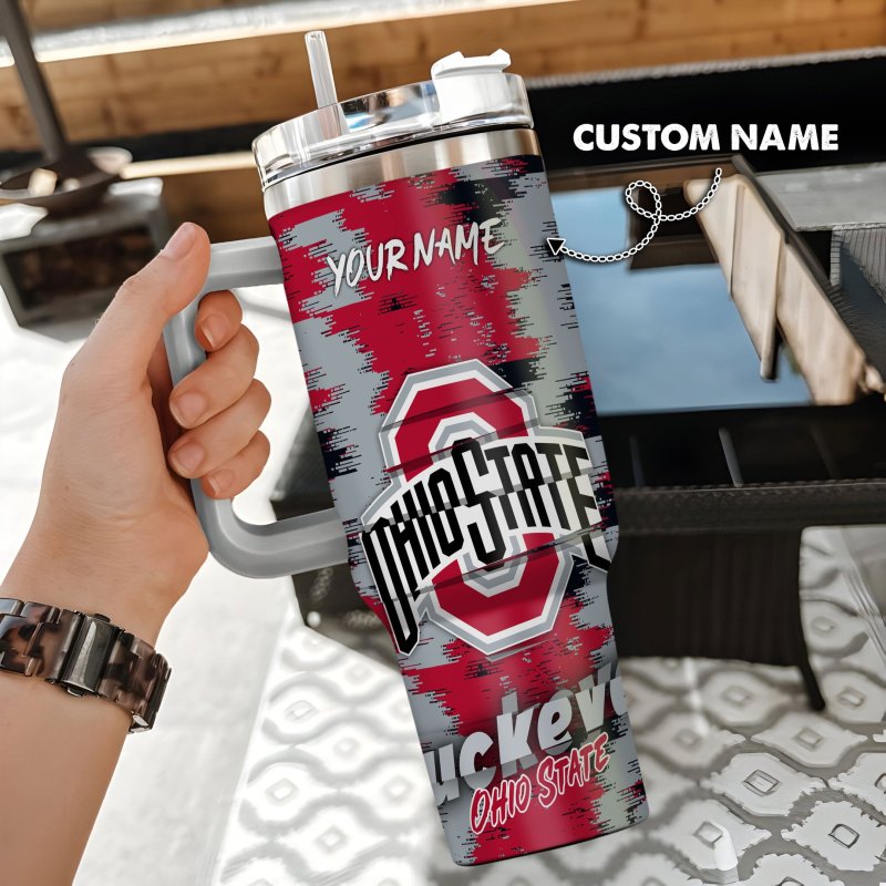 Personalized Ohio State Buckeyes Tumbler
