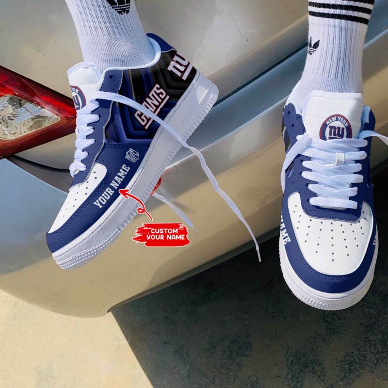 Stylish New York Giants Personalized AF1 Shoes