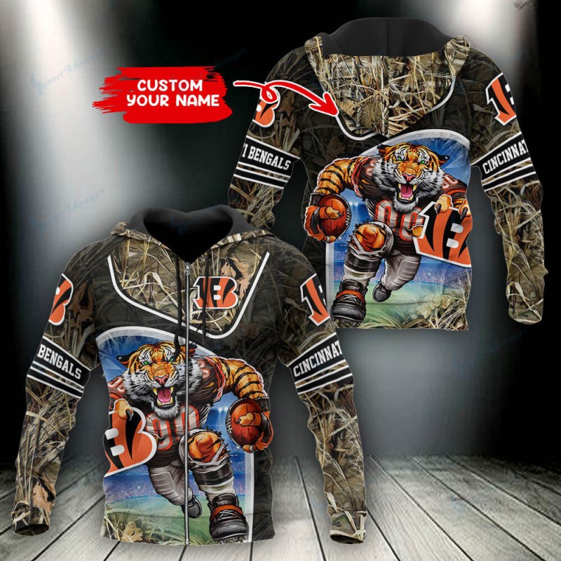 Cincinnati Bengals Personalized Hoodie