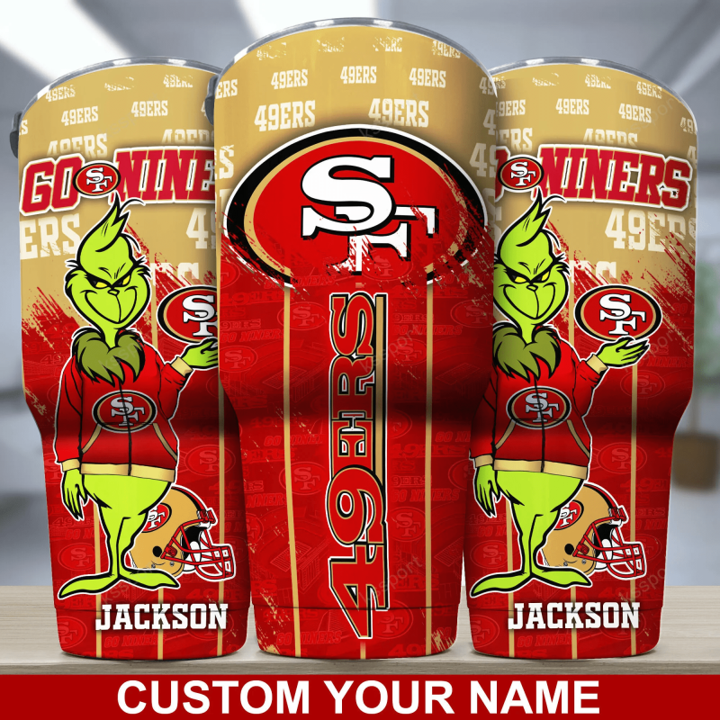 San Francisco 49ers Personalized Tumbler Image 1