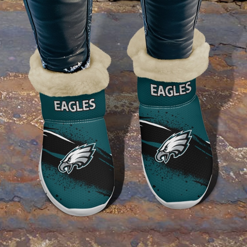 Philadelphia Eagles Comfy Winter Snow Boots Image 10