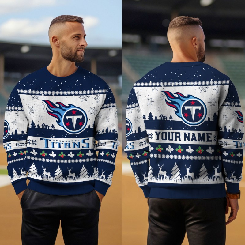 Tennessee Titans Premium Ugly Christmas Sweater 5