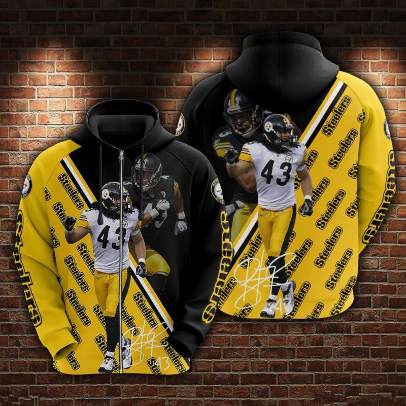 Troy Polamalu Pittsburgh Steelers Limited Hoodie