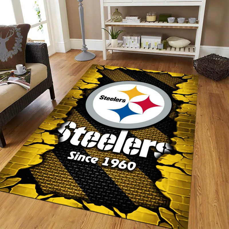 Pittsburgh Steelers Living Room Rug