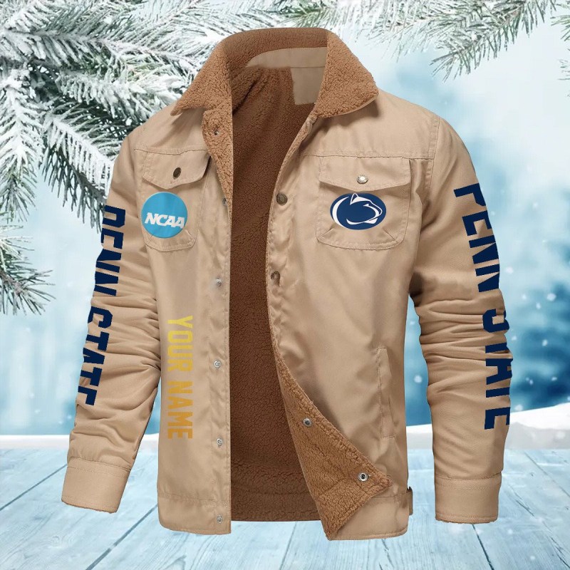 Fleece Bomber Jacket for Football Fans