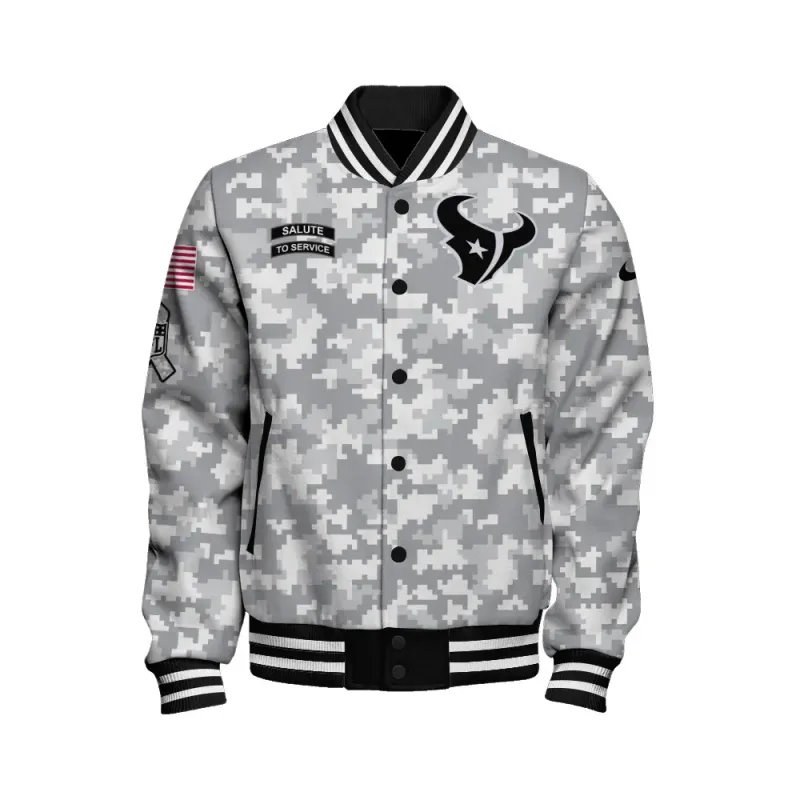 Houston Texans Varsity Jacket Back