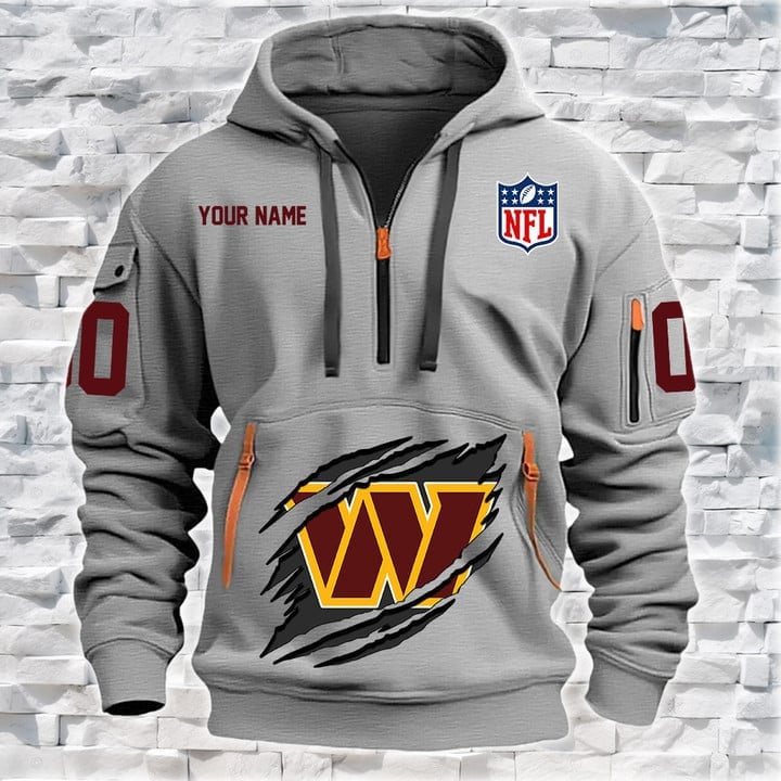 Washington Commanders Quarter Zip Hoodie