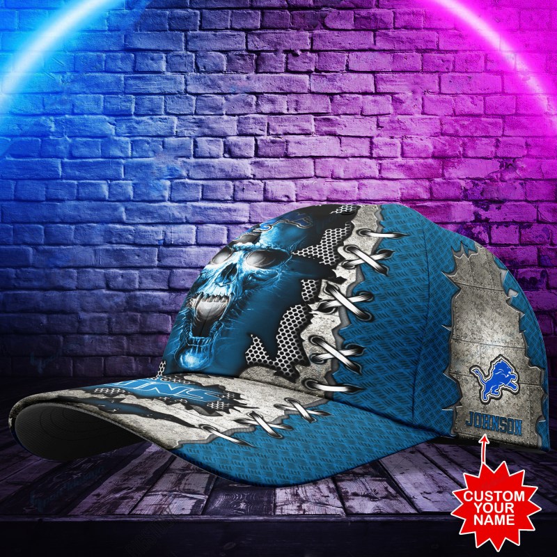 Detroit Lions Personalized Cap Image