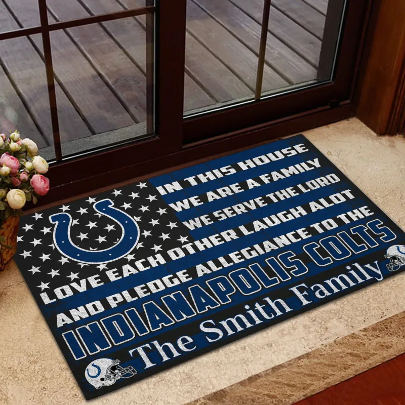 Personalized Colts Doormat