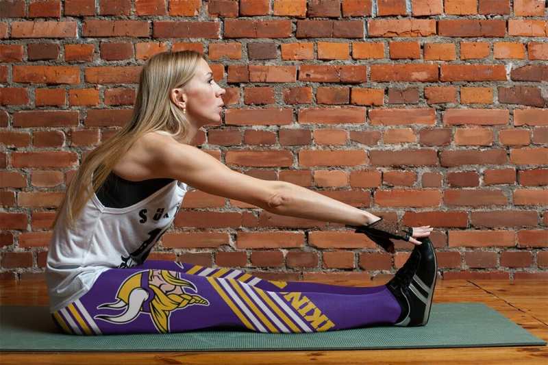 Minnesota Vikings Leggings Side View